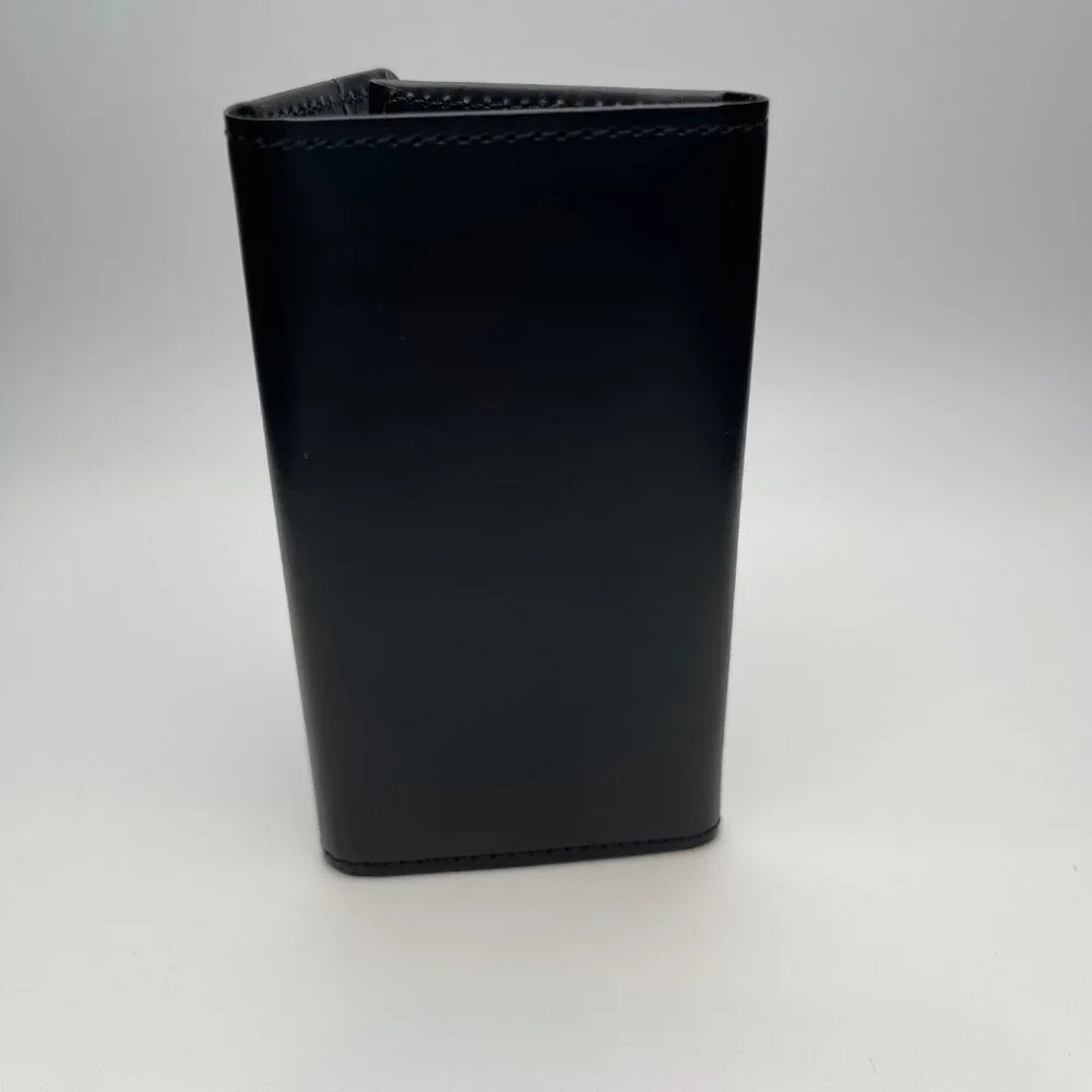 Burberrys Vintage Leather Key Holder with Nova Check Accents in Black - Preowned - Picture 2 of 9